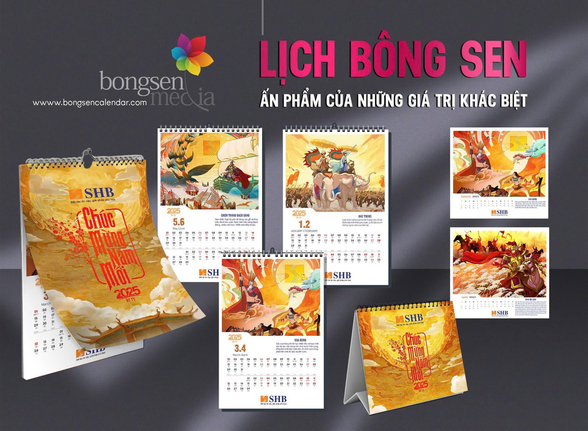 Lịch độc quyền 2027 – Kiến tạo quà tặng thương hiệu doanh nghiệp