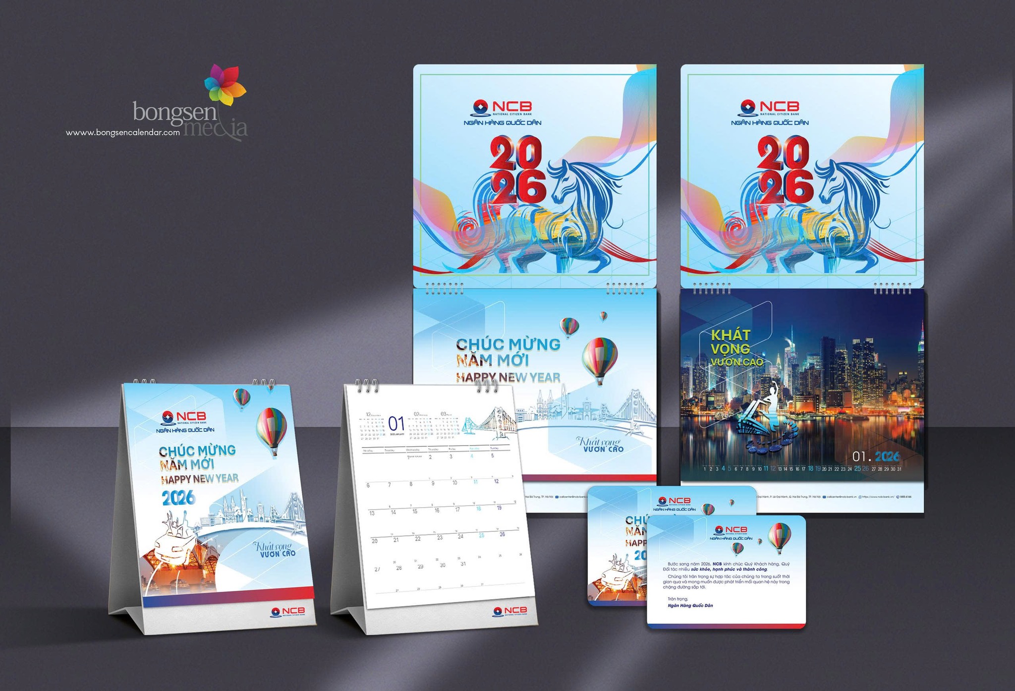 Lịch doanh nghiệp độc quyền 2026 NCB (BongSen Global))