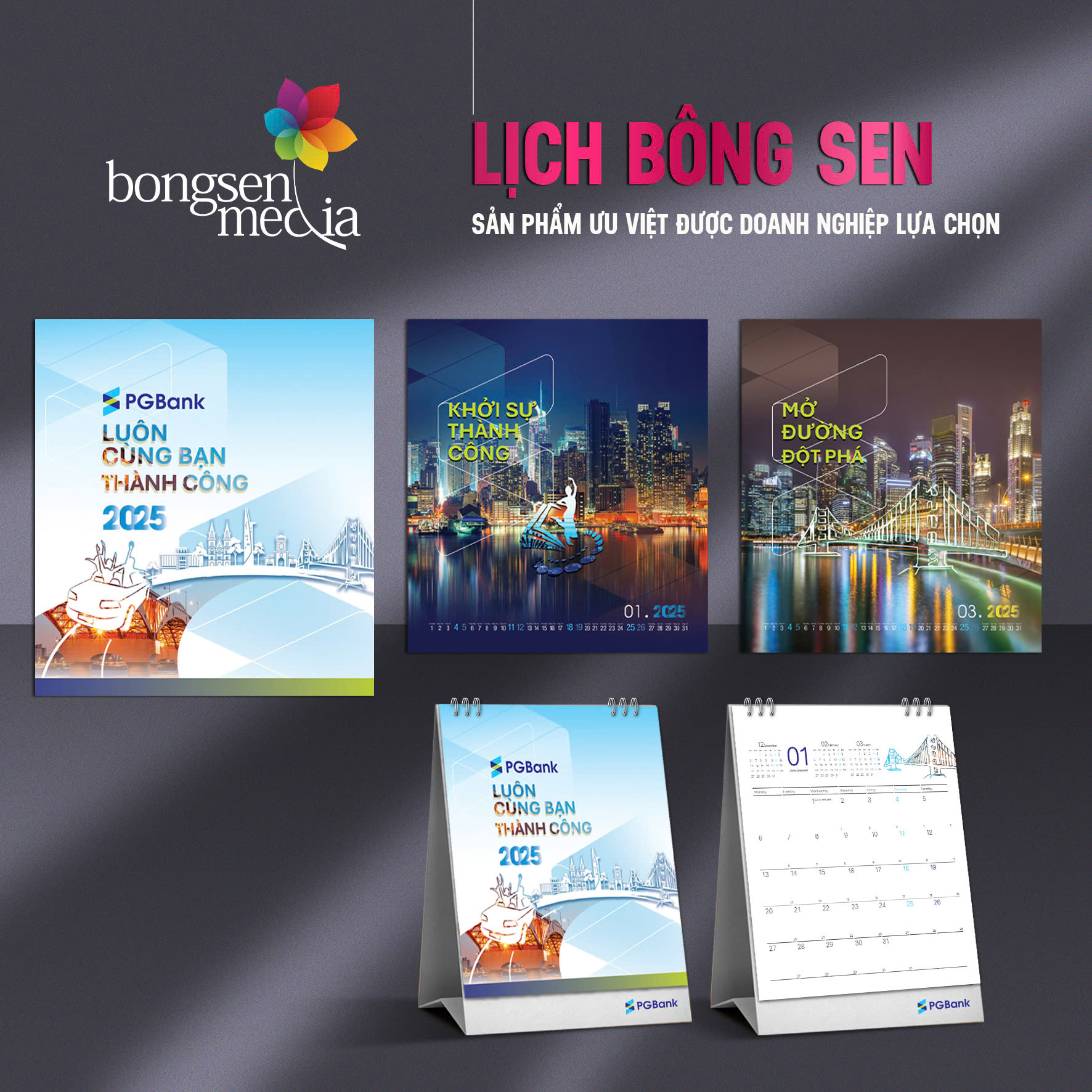 Lịch độc quyền được doanh nghiệp ưa chuộng